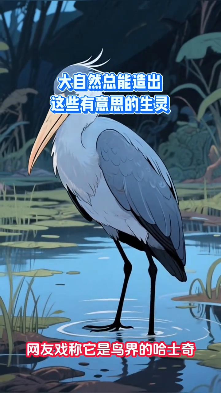 呆萌鲸头鹳，鸟界哈士奇。
大自然总能造出这些有意思的生灵。眼前这只看着憨憨的大鸟