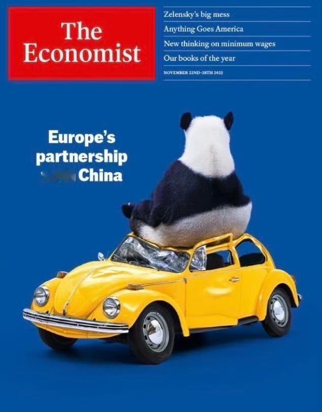 经济学人封面。

标题：  欧洲与中国的伙伴关系

副标题：为了避免剧变，欧洲必