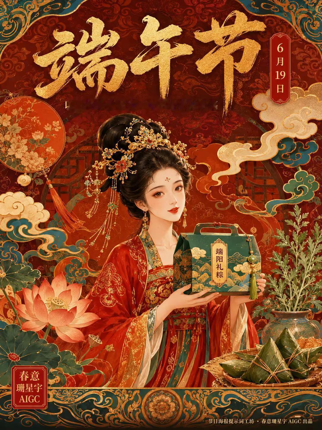 端午安康！中国人独有的浪漫节日来啦✨。吃粽甜心头，安康伴左右 龙舟向前冲，万事都