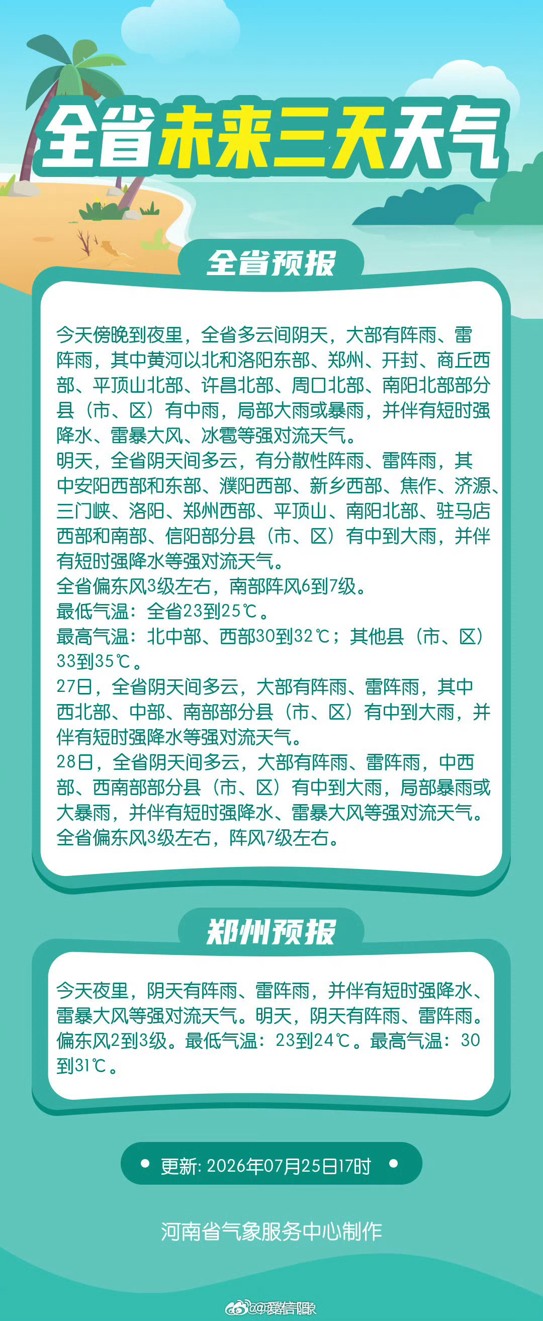 未来三天天气网页链接 （河南气象）信阳生活 信阳