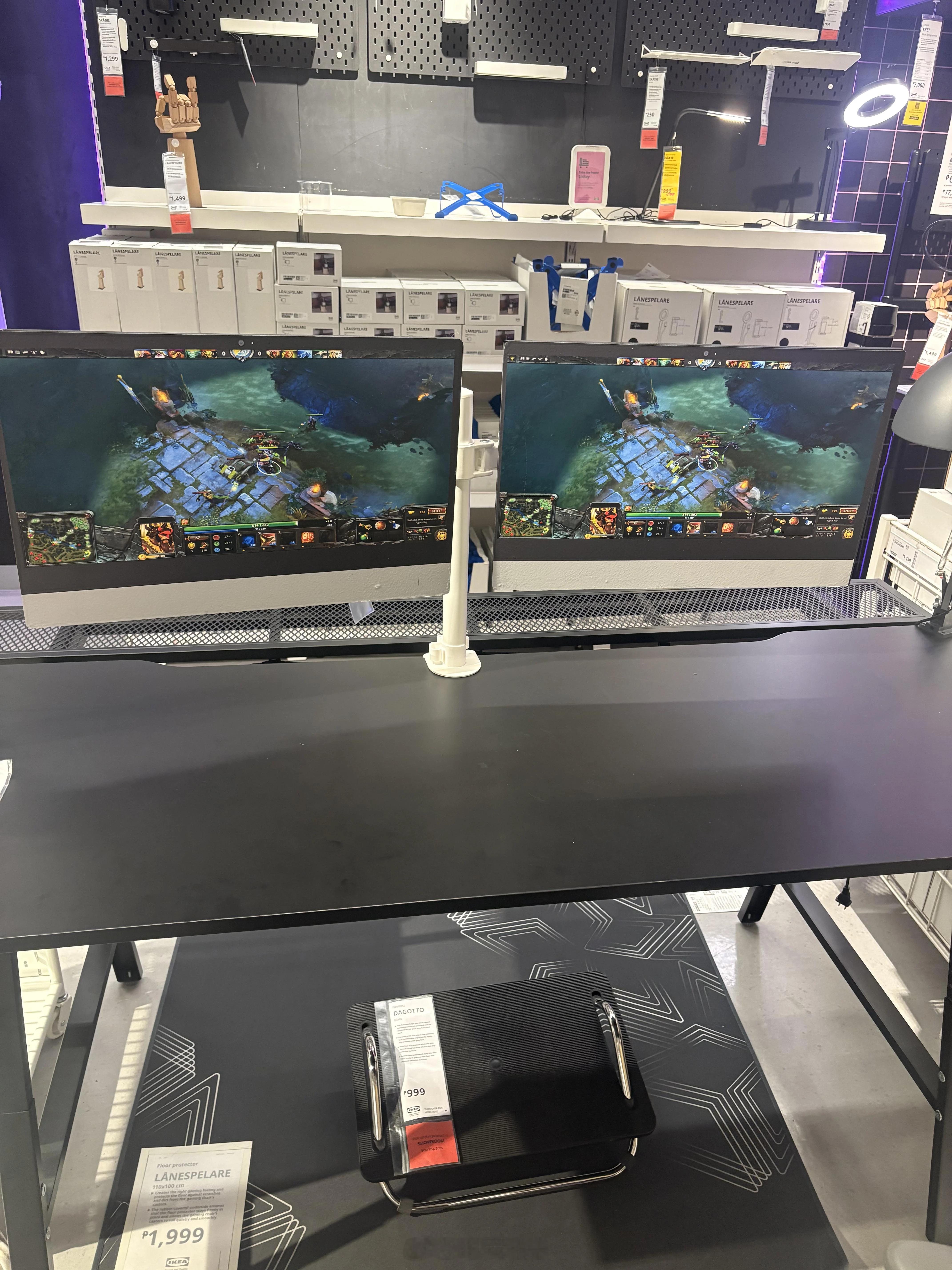 菲律宾宜家桌子上假显示器放的示意图是Dota2dota2 dota2趣闻 DOT
