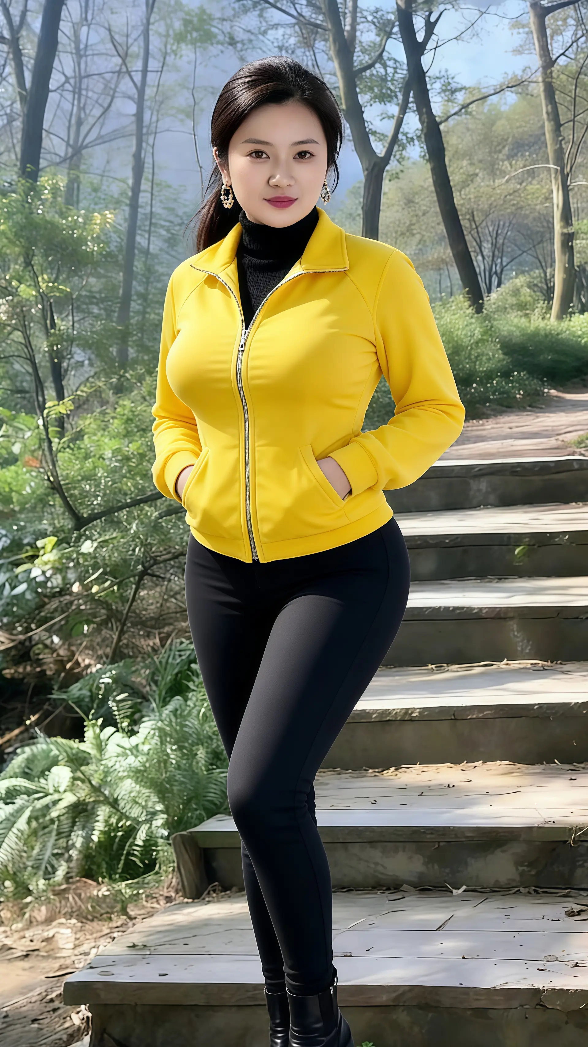 随性穿搭 身材你品你细细的品 腰精已上线 户外拍摄时尚穿搭 御姐拍照姿势