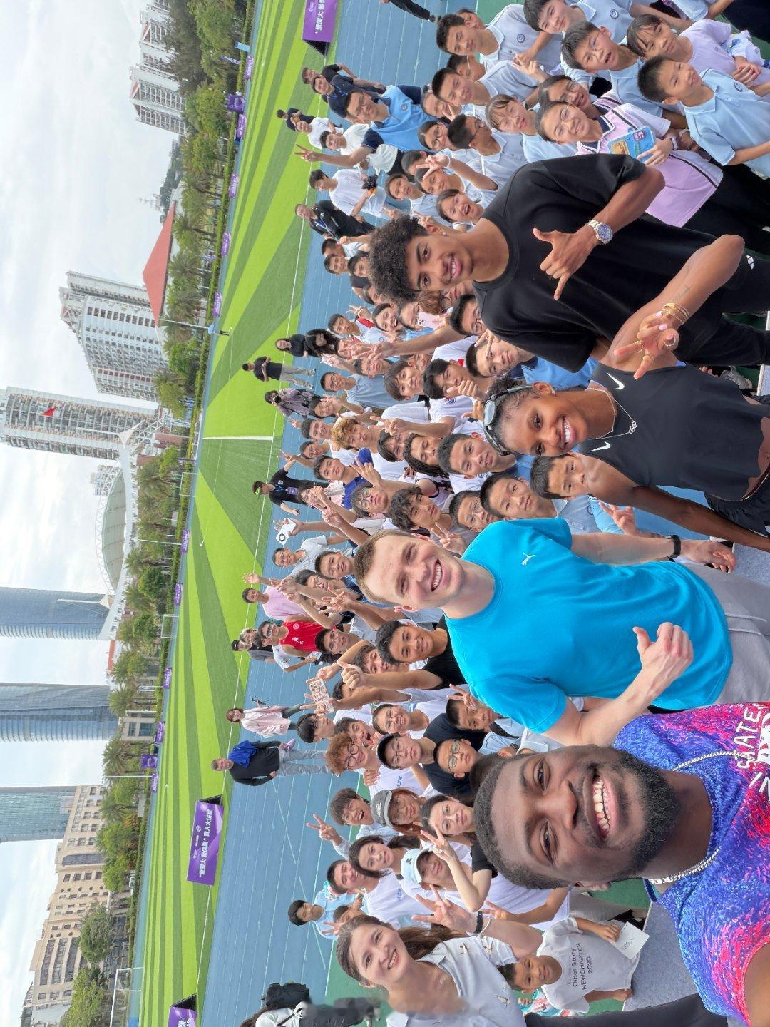 2026钻石联赛厦门站 冠军进校园之 哈哥在哪田径田径说一哈哈布尔的随行拍 厦门
