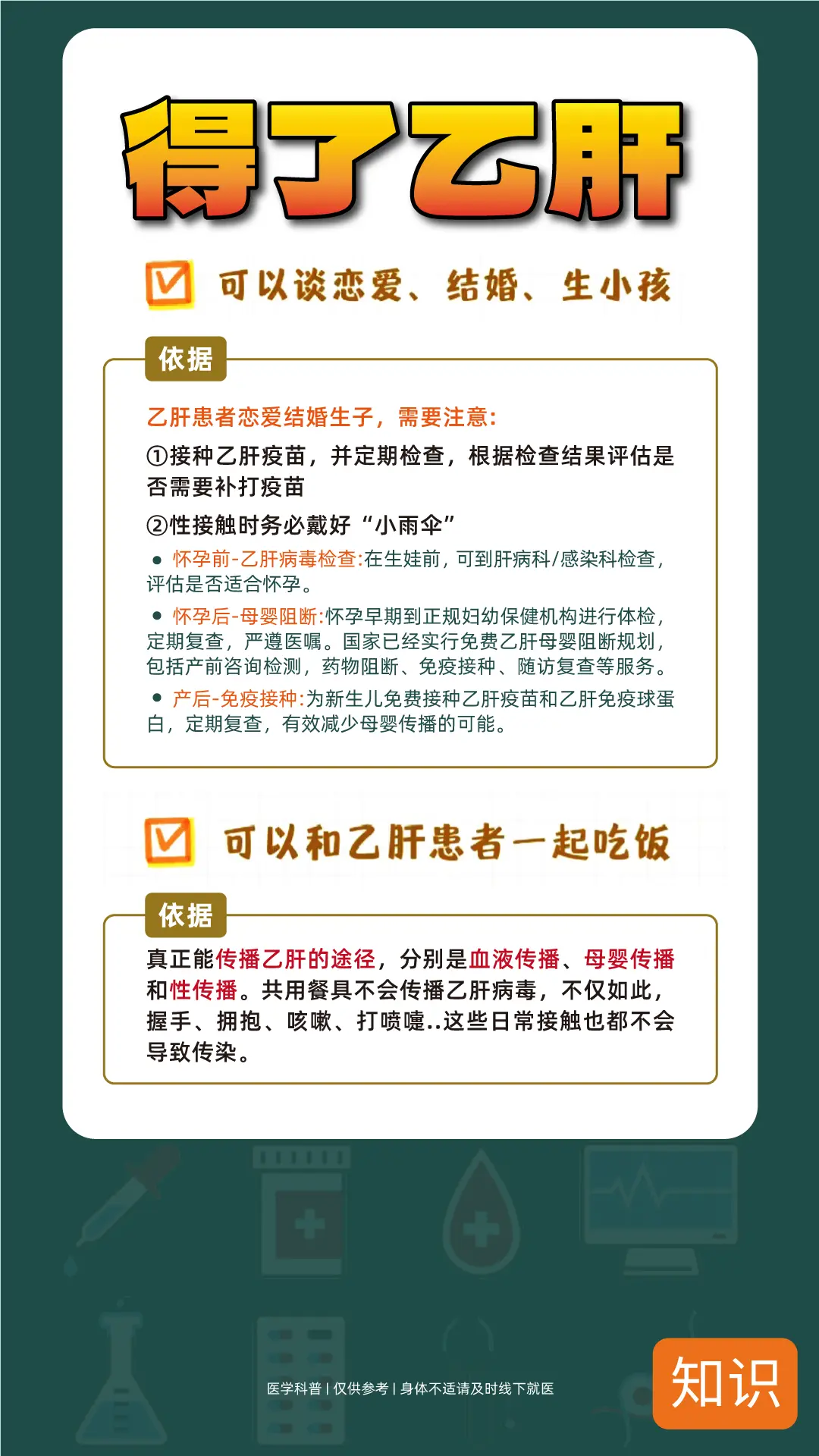 可以和乙肝病人一起吃饭，一起生活，共同育儿吗？