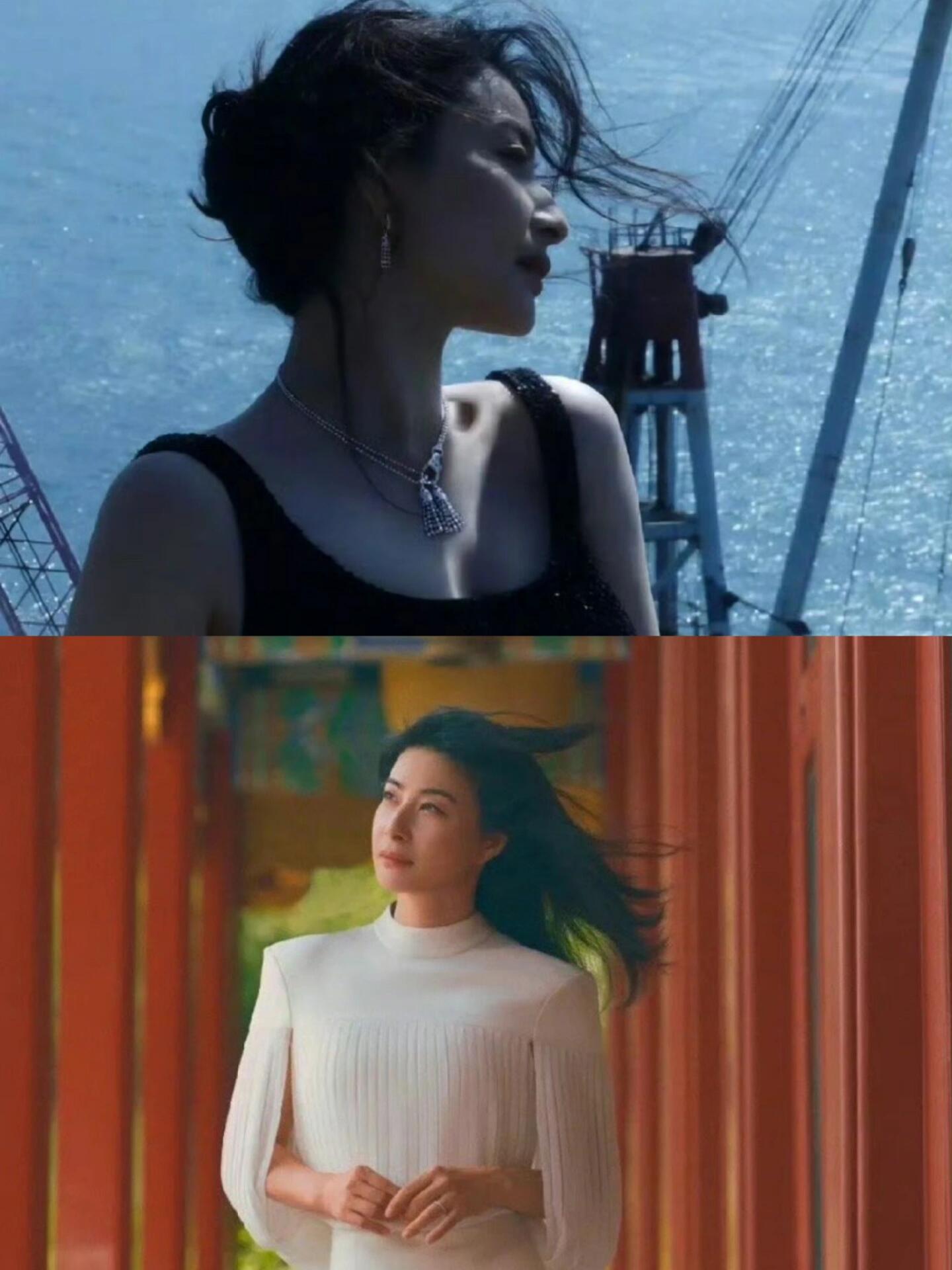 郭晶晶可是经历内娱方脸时代的美人，一脸明星相 ​​​