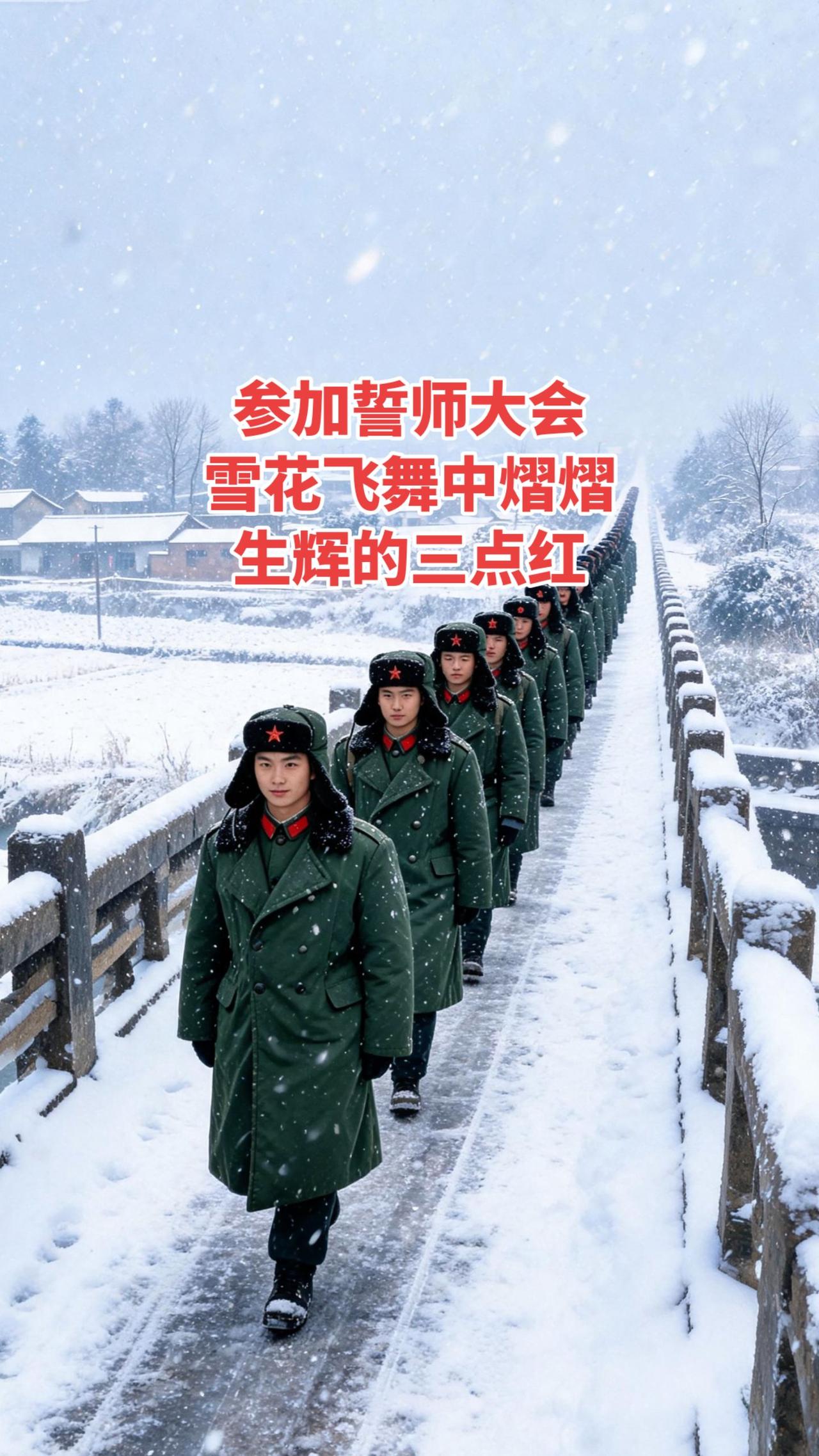 （军旅回忆29）徒步参加誓师大会。真实生活分享计划。去关门参加誓师大会。晚点名，