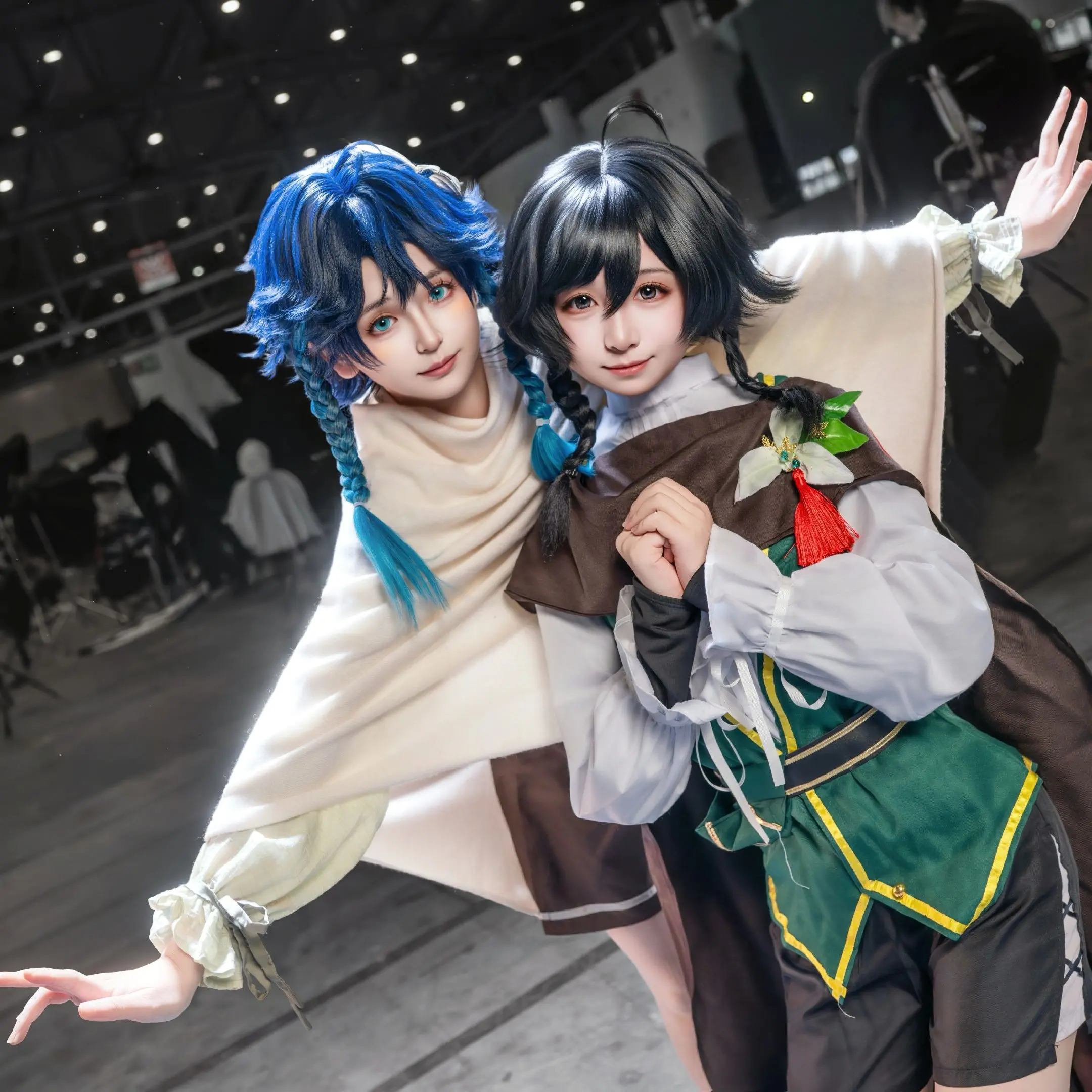 温迪友人cos~我的老老老cp啊。