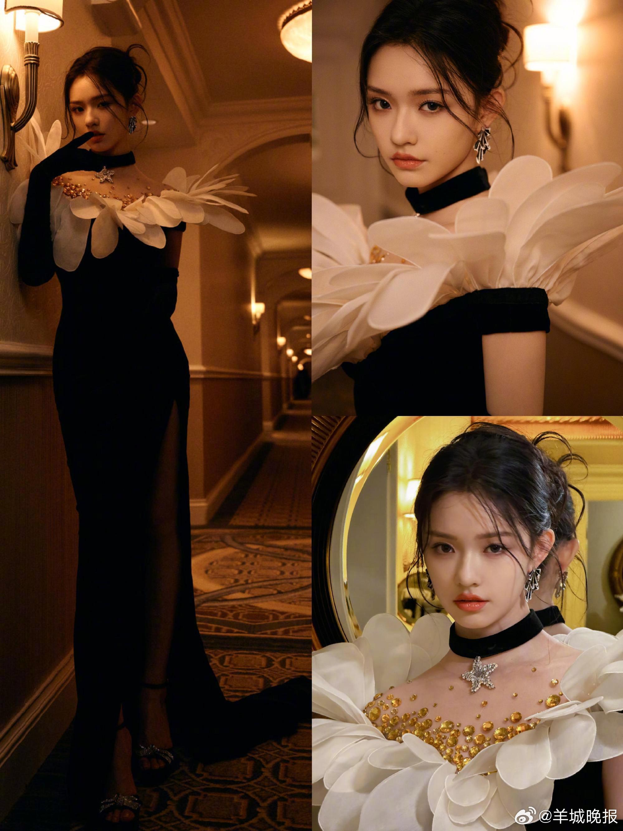 【分享内娱女星花朵礼服造型，你pick谁】繁花缀于裙摆，浪漫藏进细节，这些造型将