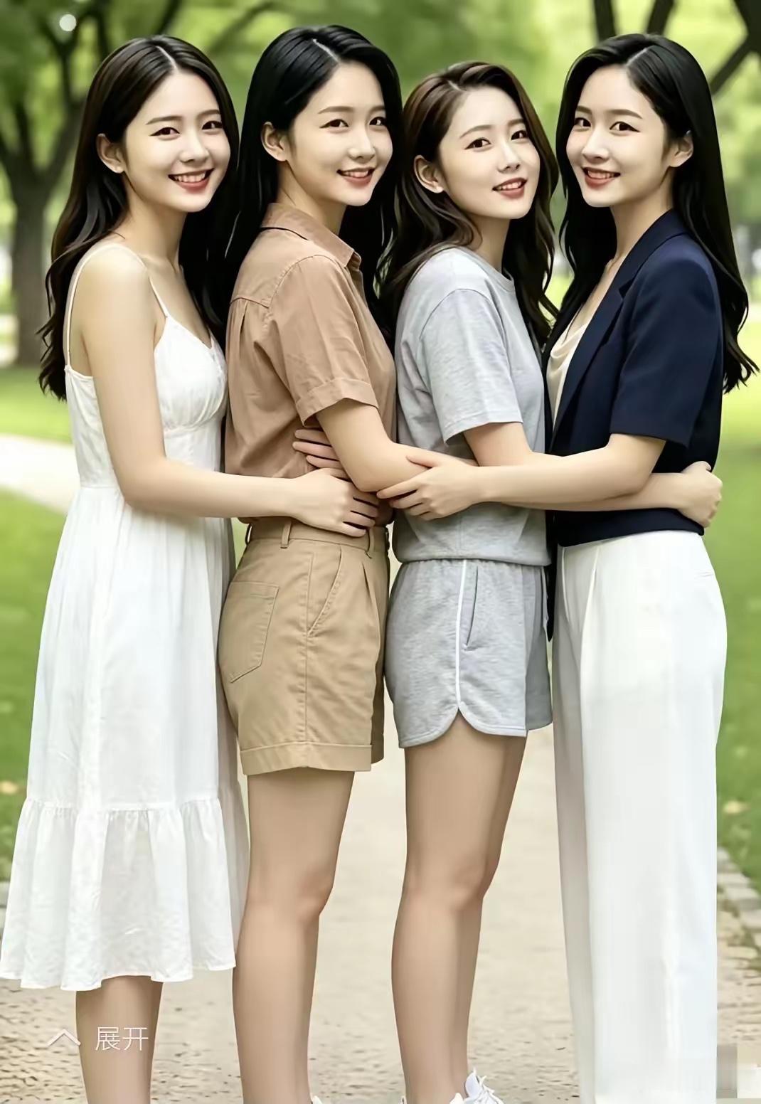 我打赌，99%的人分不清谁是母亲，谁是女儿！太难了！