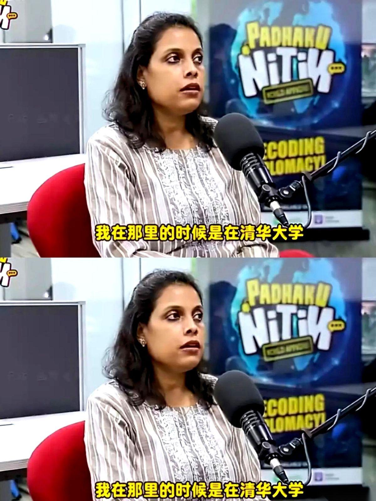 “端起碗吃饭，放下碗骂娘！”一个刚从清华大学毕业的印度女留学生，在接受采访时说：