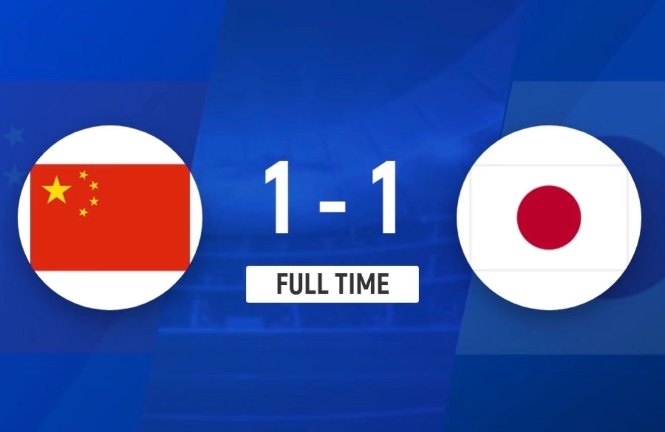中国U15男足1-1战平日本U15男足！ 比赛第6分钟，日本球员首开纪录补射破门