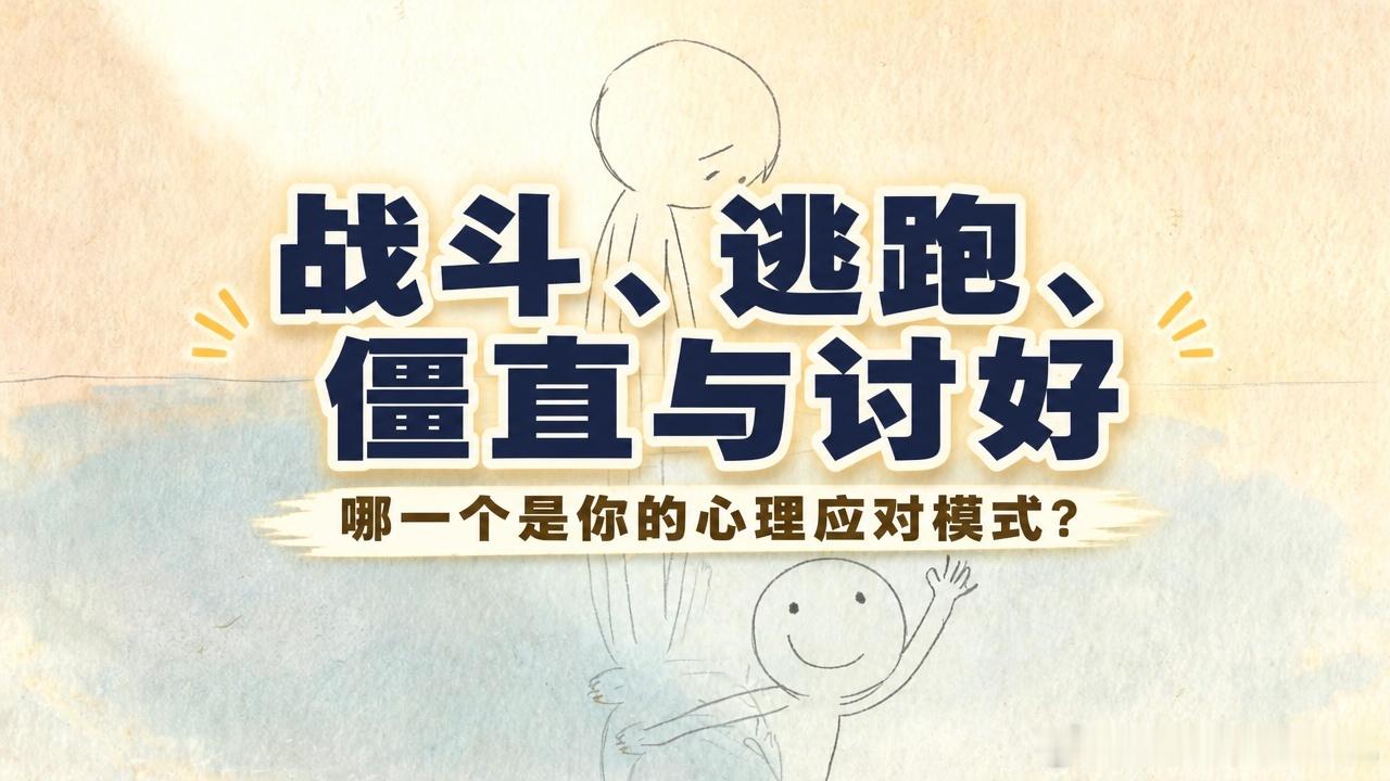 全文稿| 战斗、逃跑、僵直、讨好——哪一个是你的模式？ 
