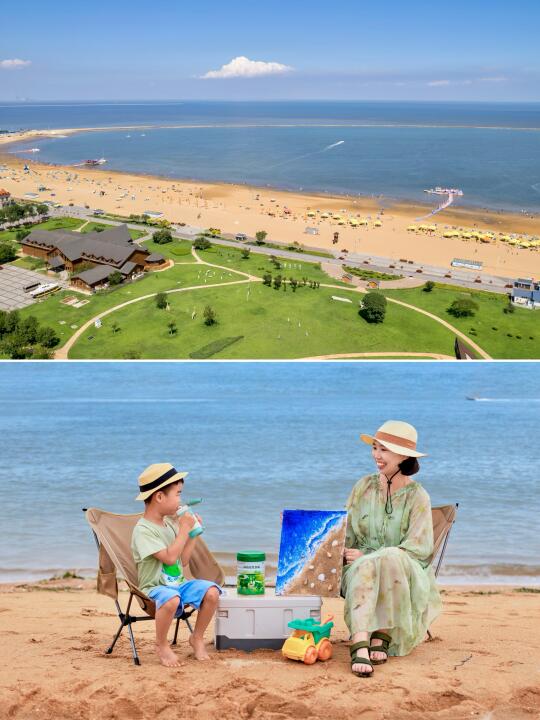 天津也有“金沙滩”🏖，带娃换个花样玩沙子❗️