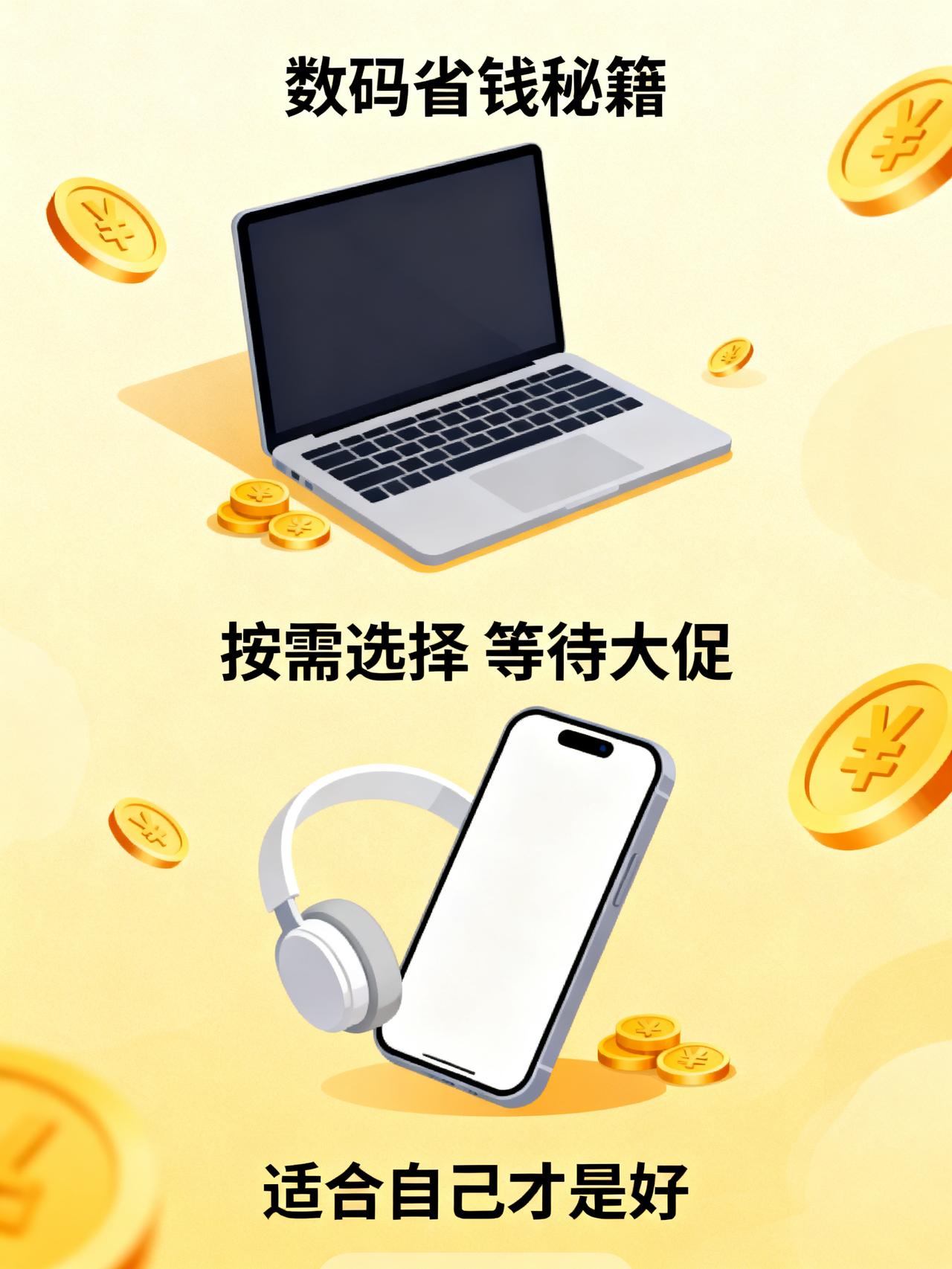 买数码产品，其实根本不用那么讲究
藏在数码圈没人敢明说的省钱秘籍，普通人买数码产
