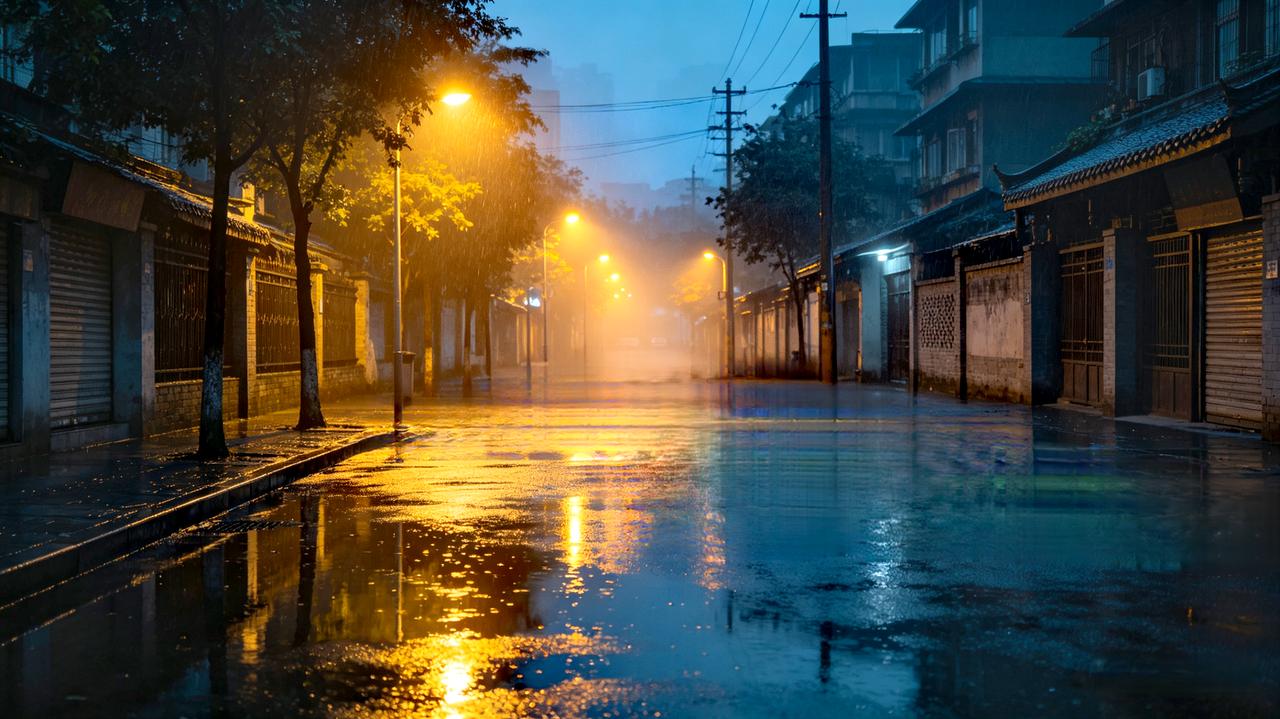 【原创作品】
七绝•锦城连续夜雨晓晴
      文/张和平
蓉城连夜潇潇雨，锦