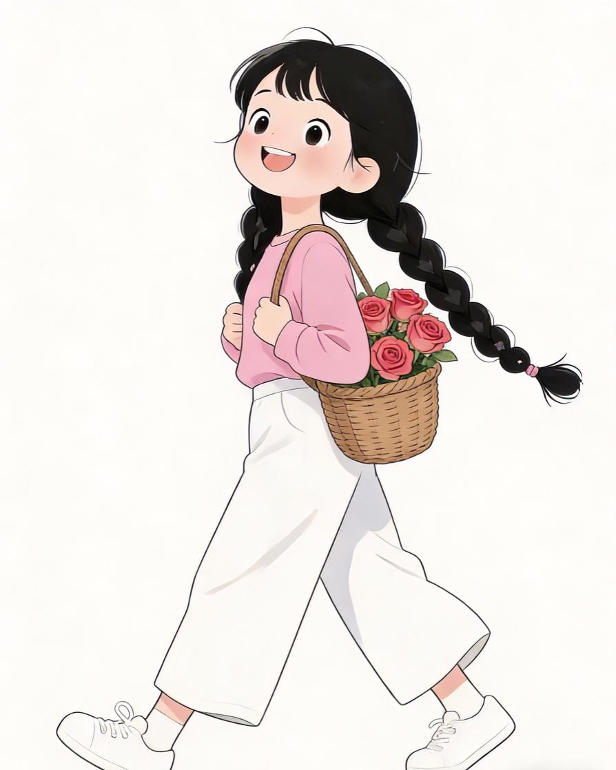 今天是情人节了，
满大街全是，
手捧玫瑰的小姑娘、小伙子。
年轻是真好，收花是真