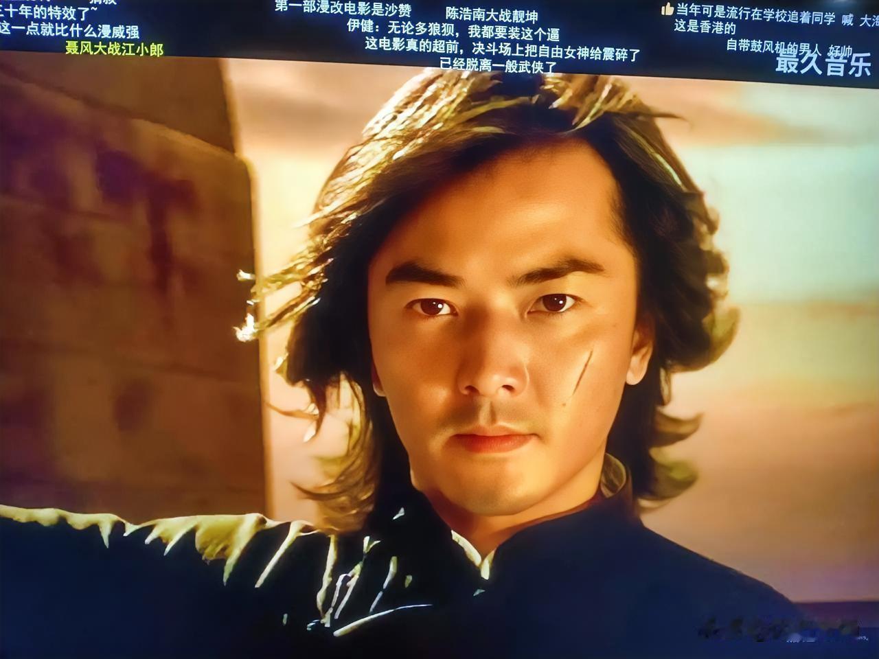 为什么说只有郑伊健最像是从漫画里走出来的人物，并且华英雄这种发型也只有他可以驾驭
