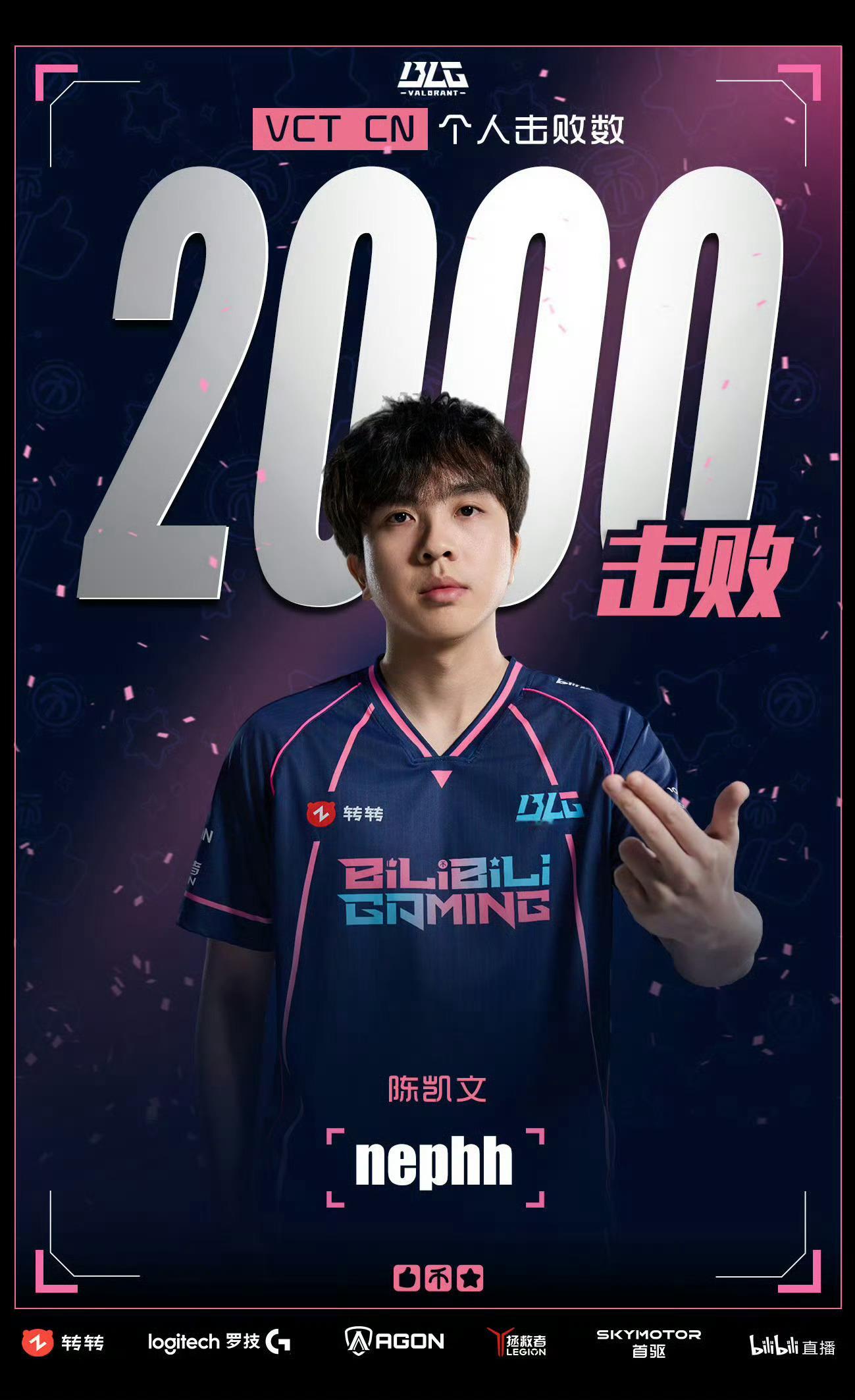 2026vctcn第二赛段：恭喜在VCT CN联赛解锁2000击败里程碑！ ne