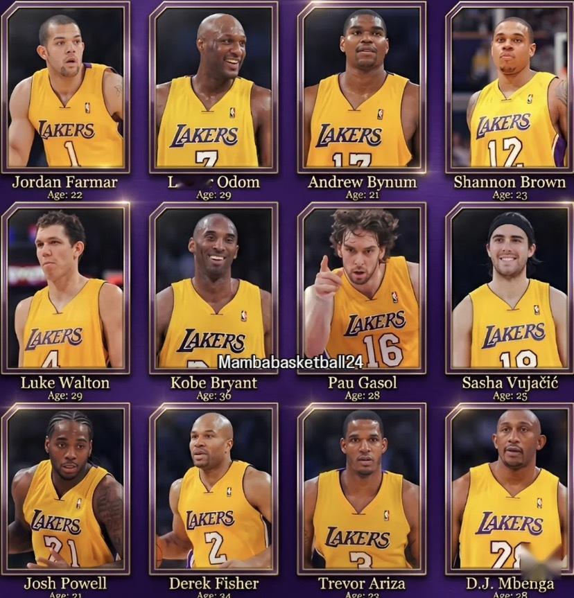 篮天下 这支湖人阵容，化学反应如何？Image via mambabasketb