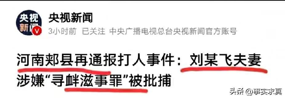 央视新闻，人民日报，新华社三家权威媒体报道，这次两个打人凶手出名了

河南平顶山