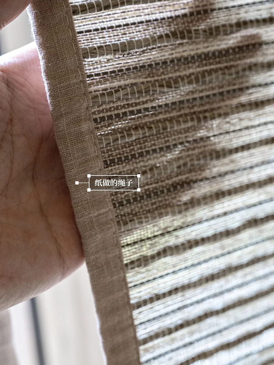 暖色的轻烟丨麻草帘丨麻、 竹与“纸绳”