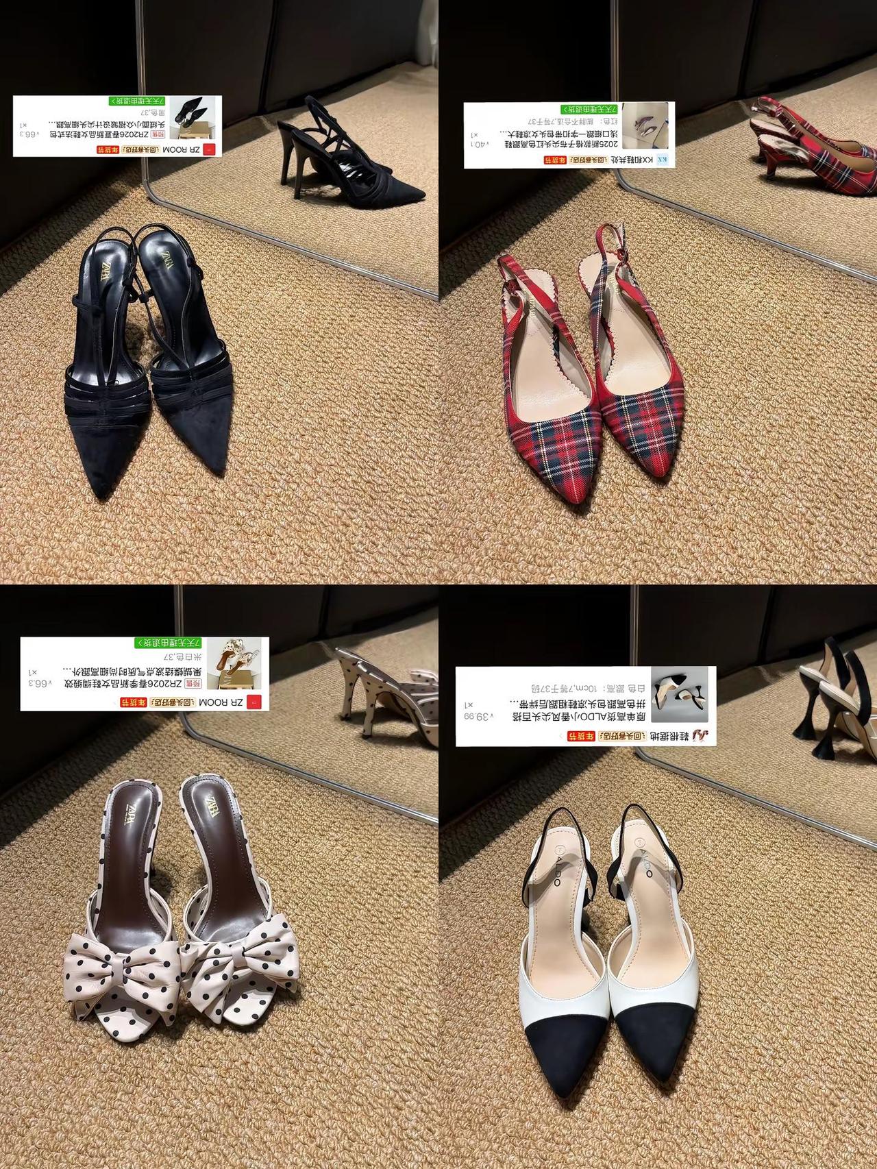 高跟鞋 细跟高跟鞋 zara高跟鞋 尖头高跟鞋