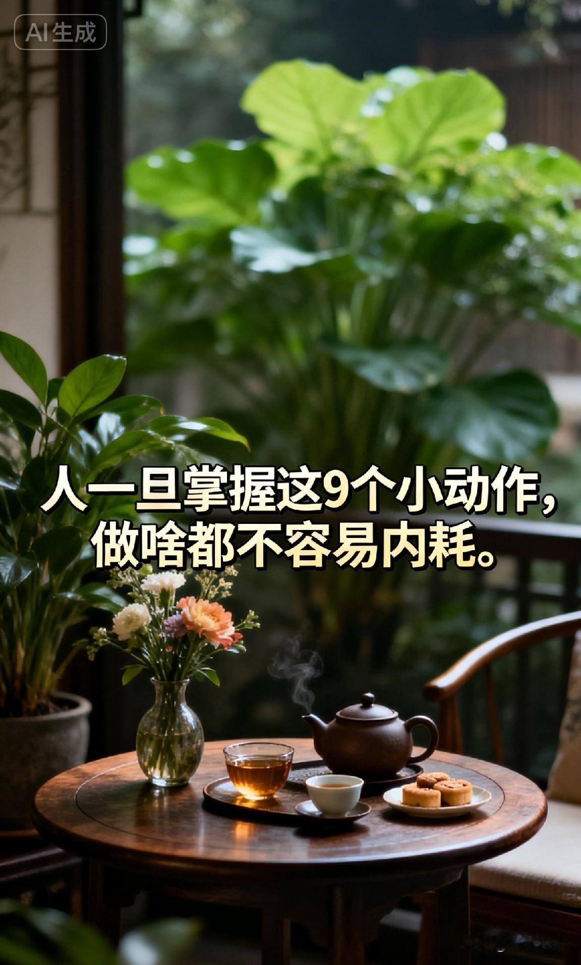 人一旦掌握这9个小动作，做啥都不容易内耗。

你一定见过这样的人，或者在某些时刻