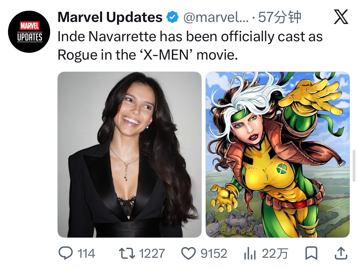 X战警演员阵容官宣了，新系列将于2028年上映琴葛蕾 镭射眼 暴风女 白皇后 X