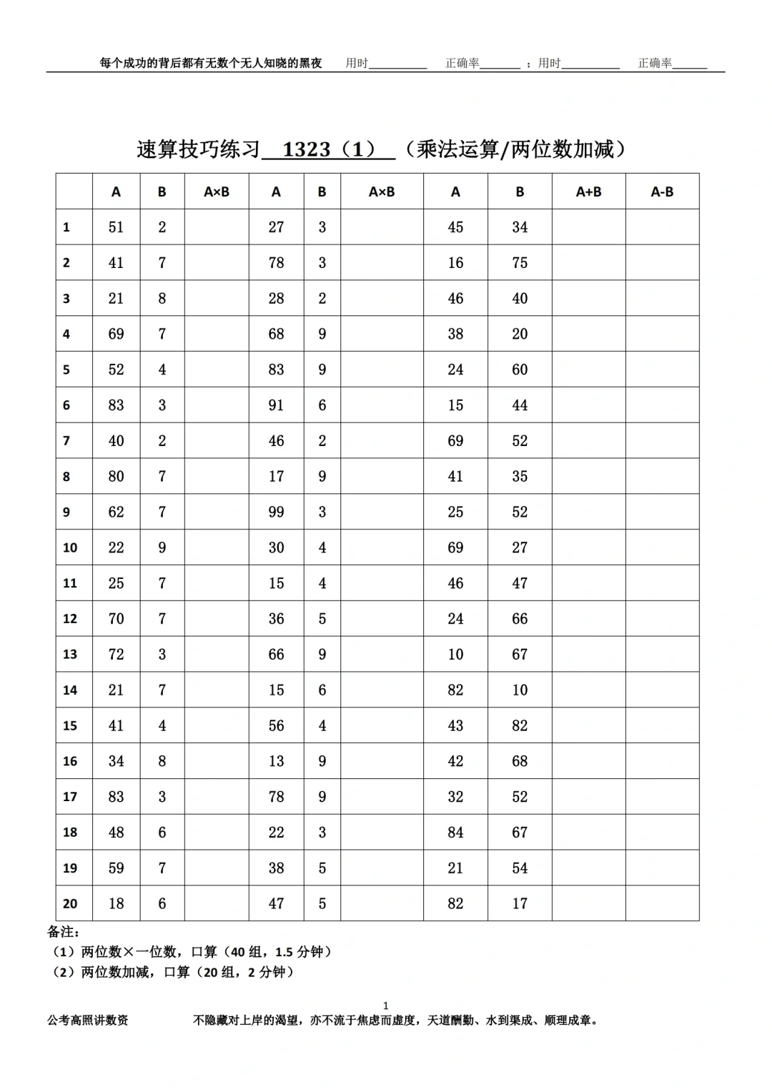 资料分析速算练习1323