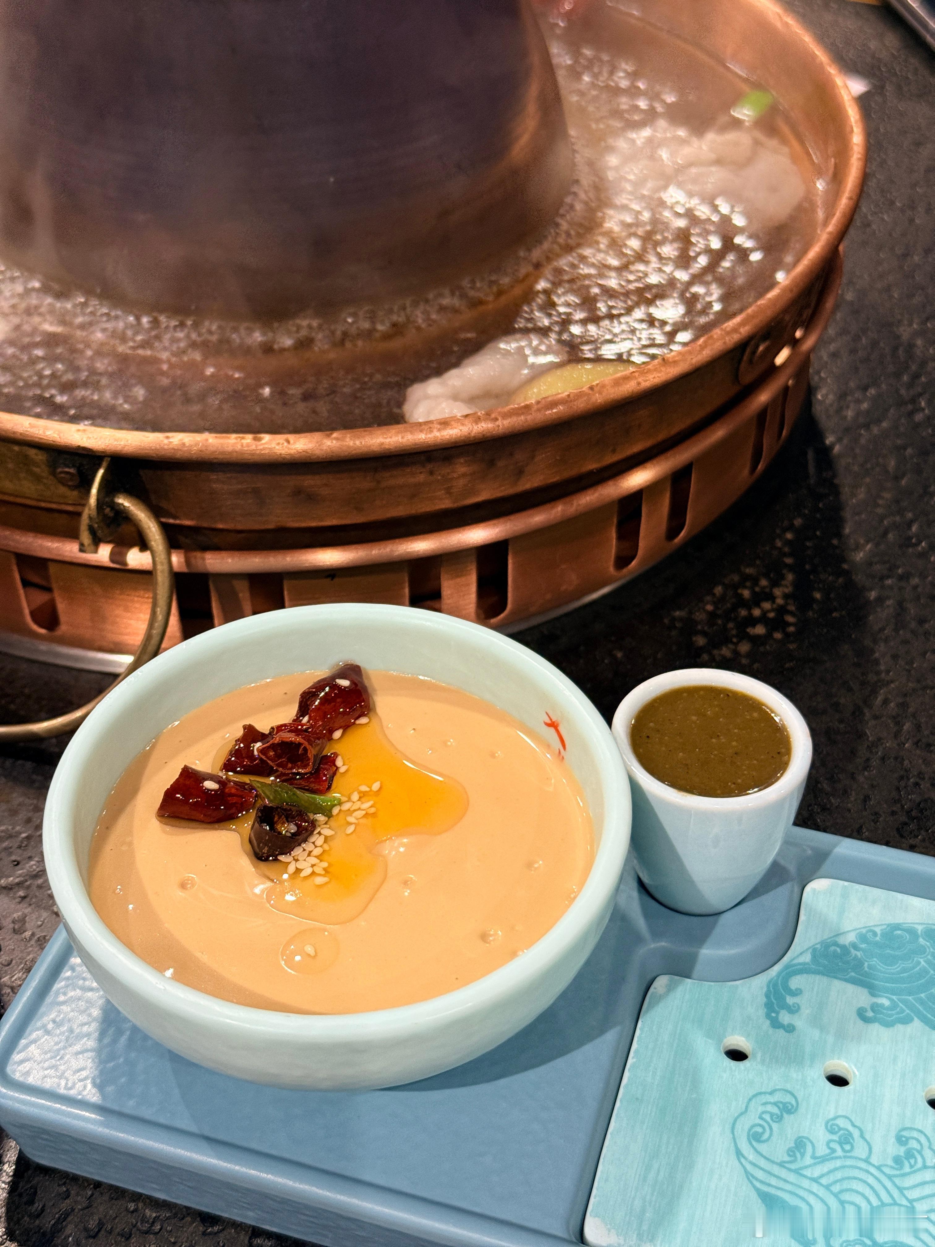 早安，早餐吃老北京铜锅涮肉，那个炸素丸子香飞了！美食推荐美食分享美食探店 ​​​