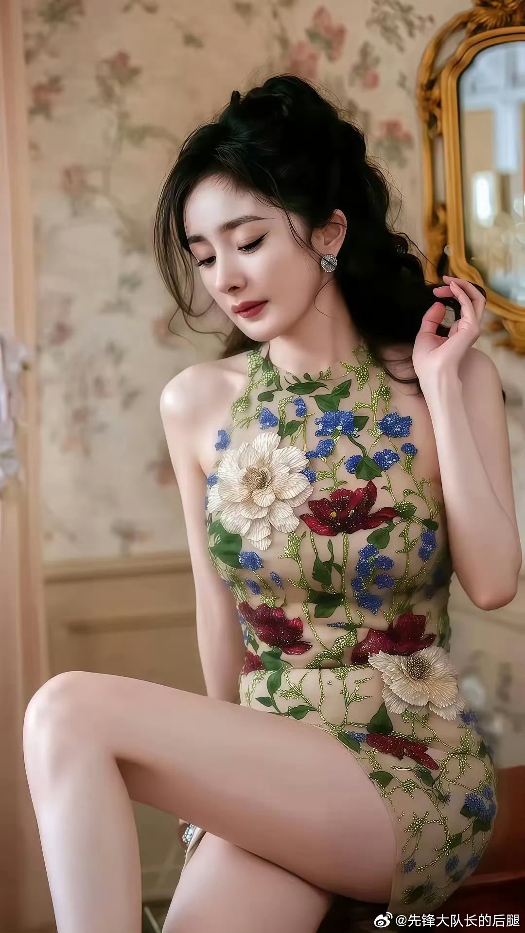 杨幂油画感