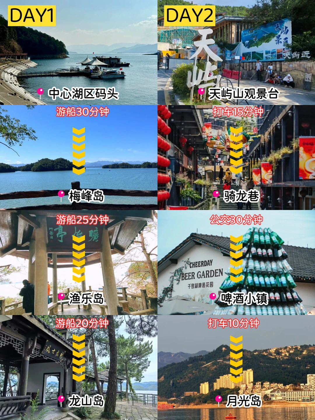 千岛湖📍4日游｜懒人版全攻略🗺超详细不踩雷