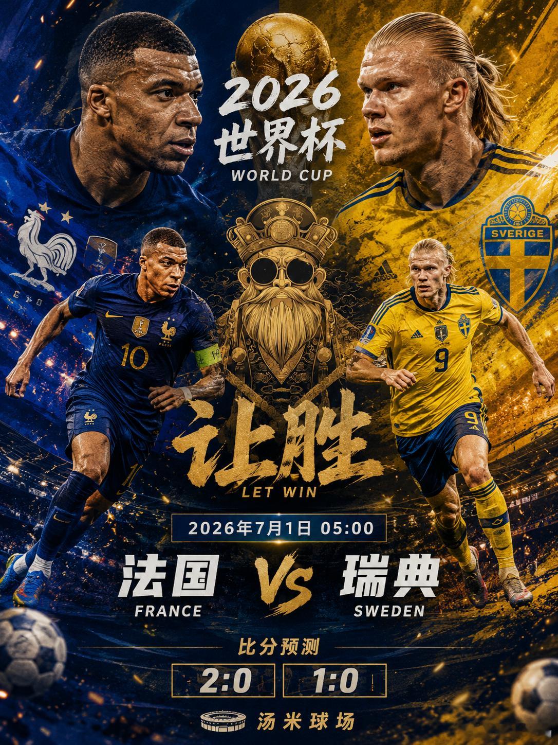 法国vs瑞典世界杯淘汰赛兄弟们，凌晨五点法国vs瑞典，很多人一看就觉得没悬念。世