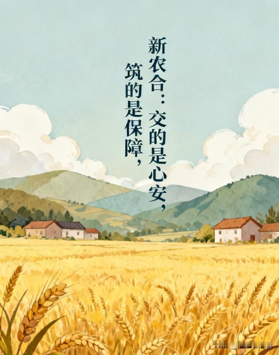你对农民缴新农合有啥看法？

村里二婶去年查出冠心病，手术单上的数字让一家人愁白