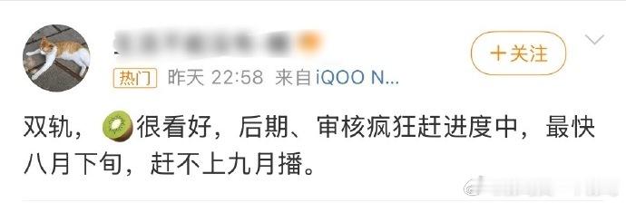 工作人员分享，业内看片时对《双轨》的后期制作称赞有加。画面质感、色调搭配都十分讲