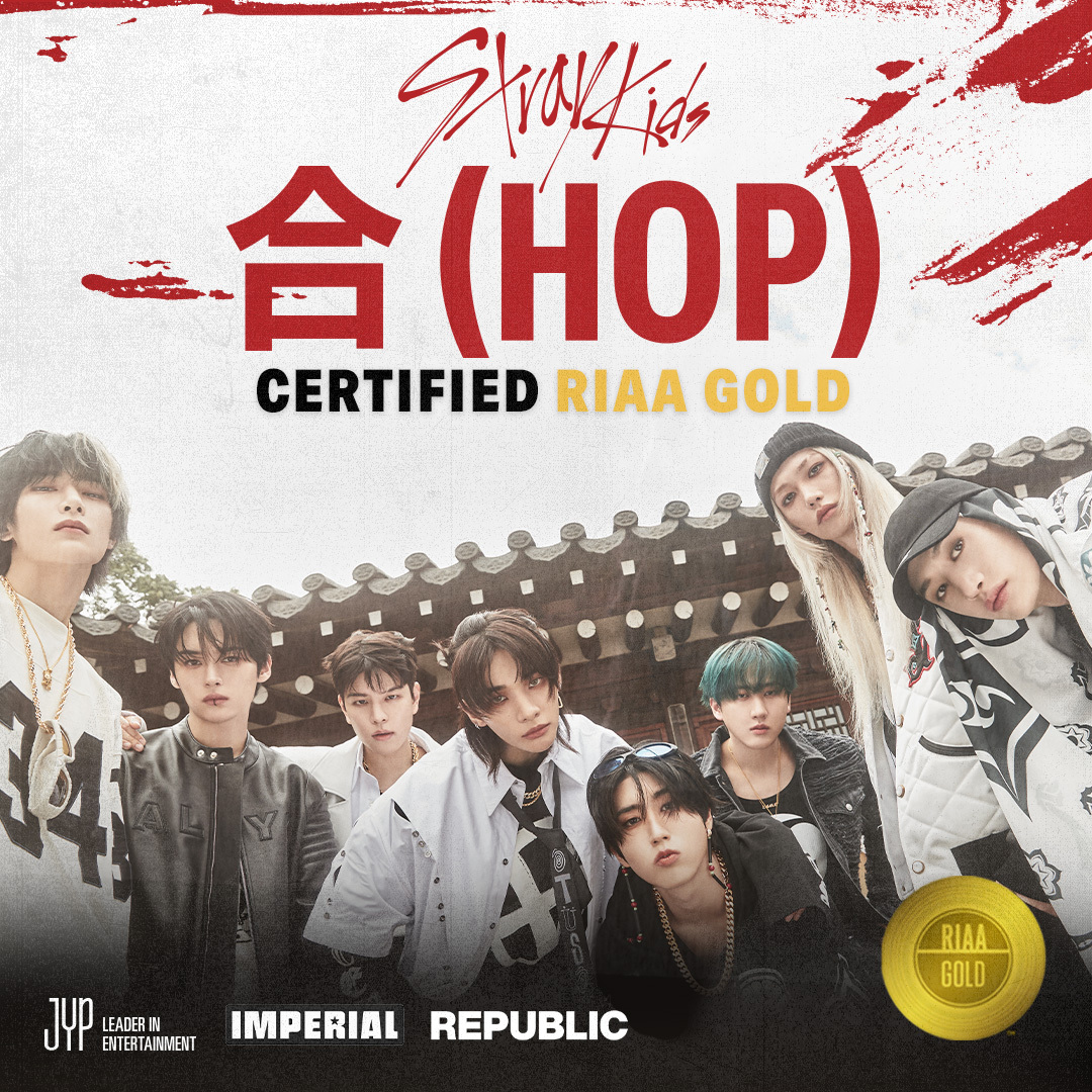 straykids[超话]《HOP》在🇺🇸美国的综合销量突破5⃣0⃣万张（获