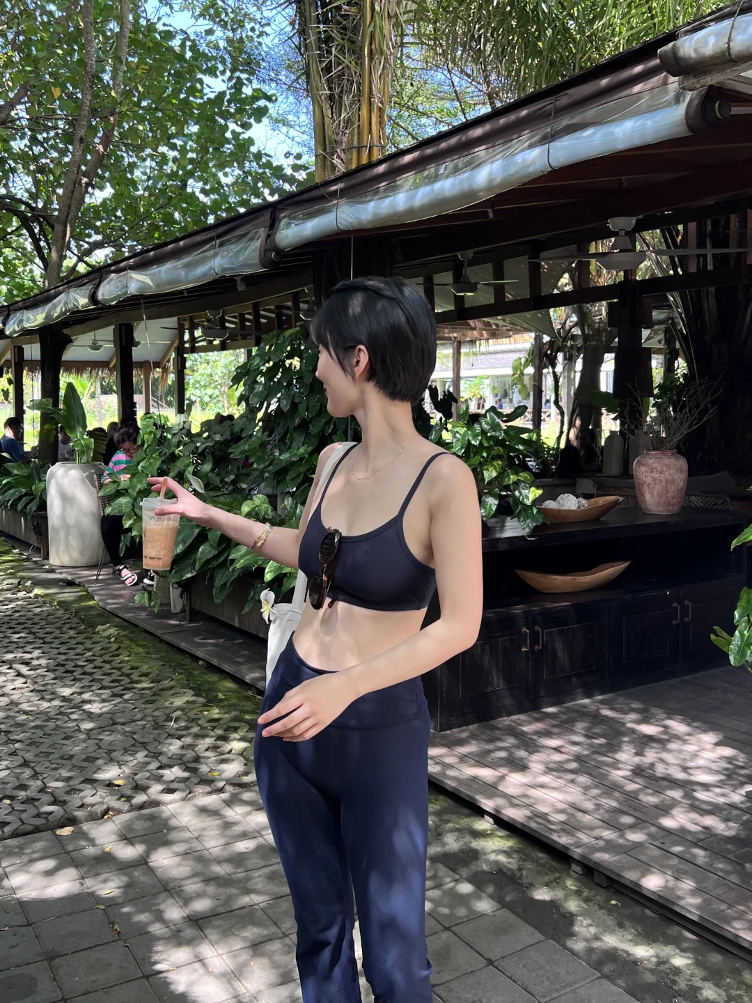 又来Bali了！110斤难得穿个瑜伽服出门