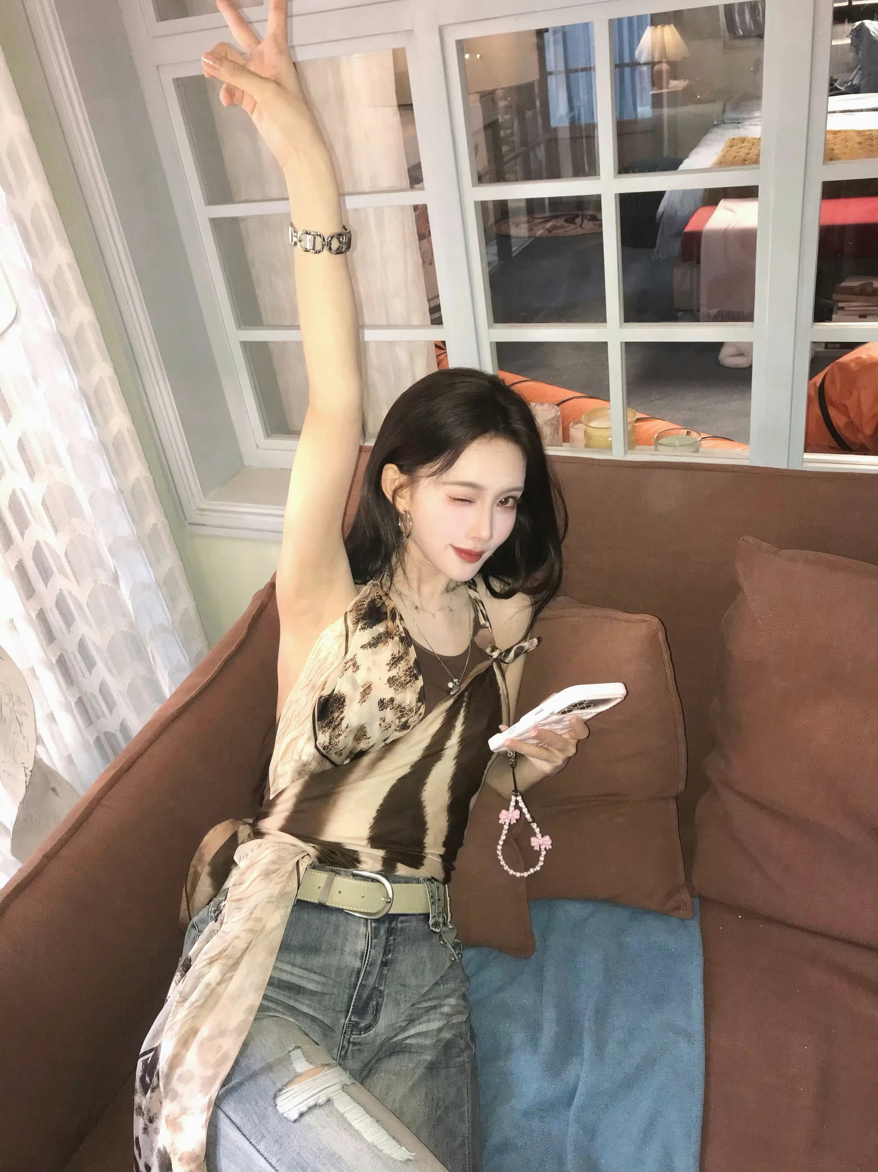 孟子义剧宣第二波美图，豹纹小野猫，又纯又欲的尚公主，谁顶得住！孟子义孟子义[超话