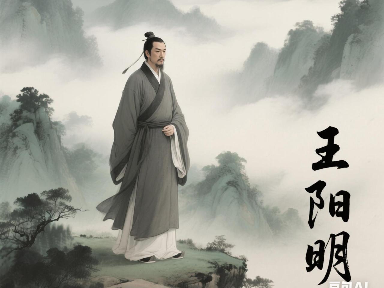 王阳明在龙场的绝境顿悟，本质上是一场精神重构。
他在土穴之中，抛弃外界理学的束缚