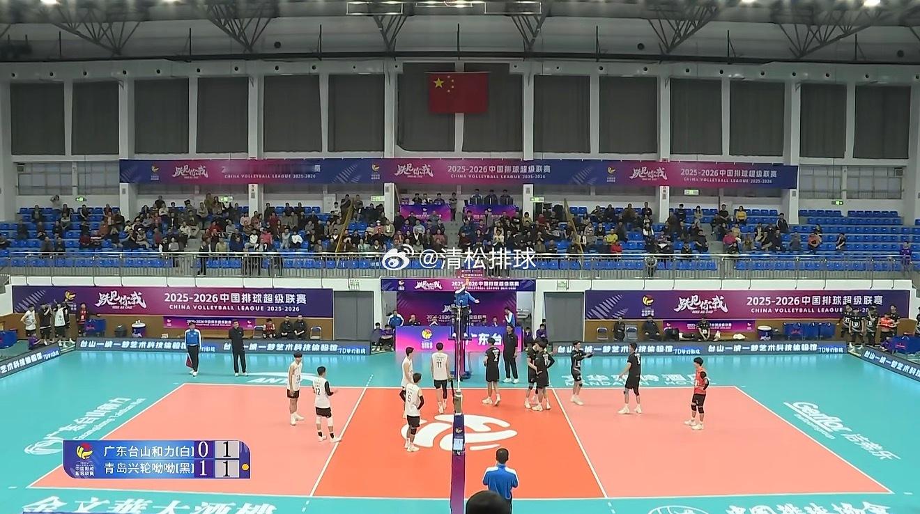 山东青岛兴轮呦呦男排队长范宣玉因不良行为被黄牌警告⚠️清松带你看排球2025-2