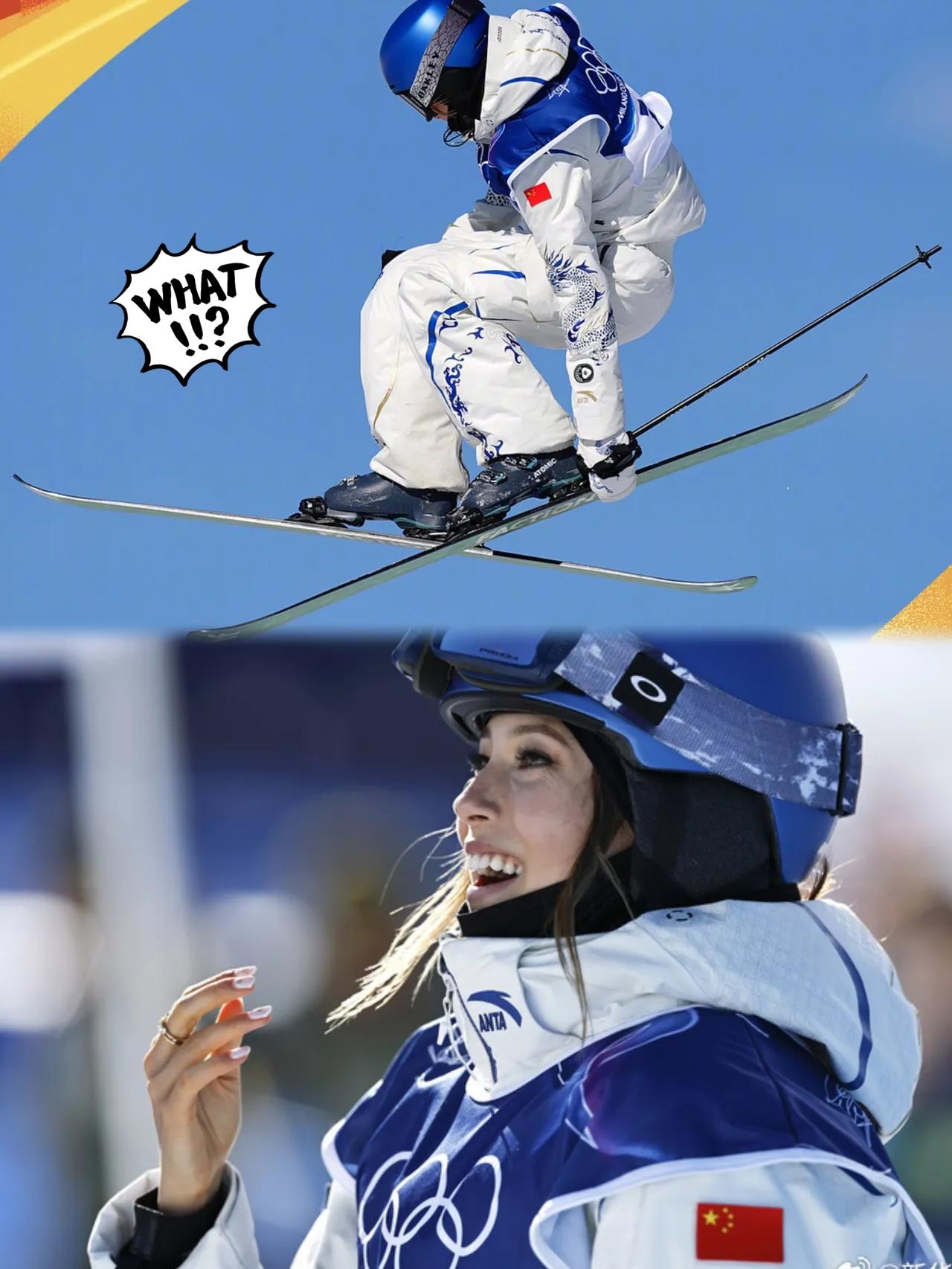 看完谷爱凌的比赛才真正懂，
这枚银牌比金牌更让人心疼。
 
自由式滑雪坡面障碍技