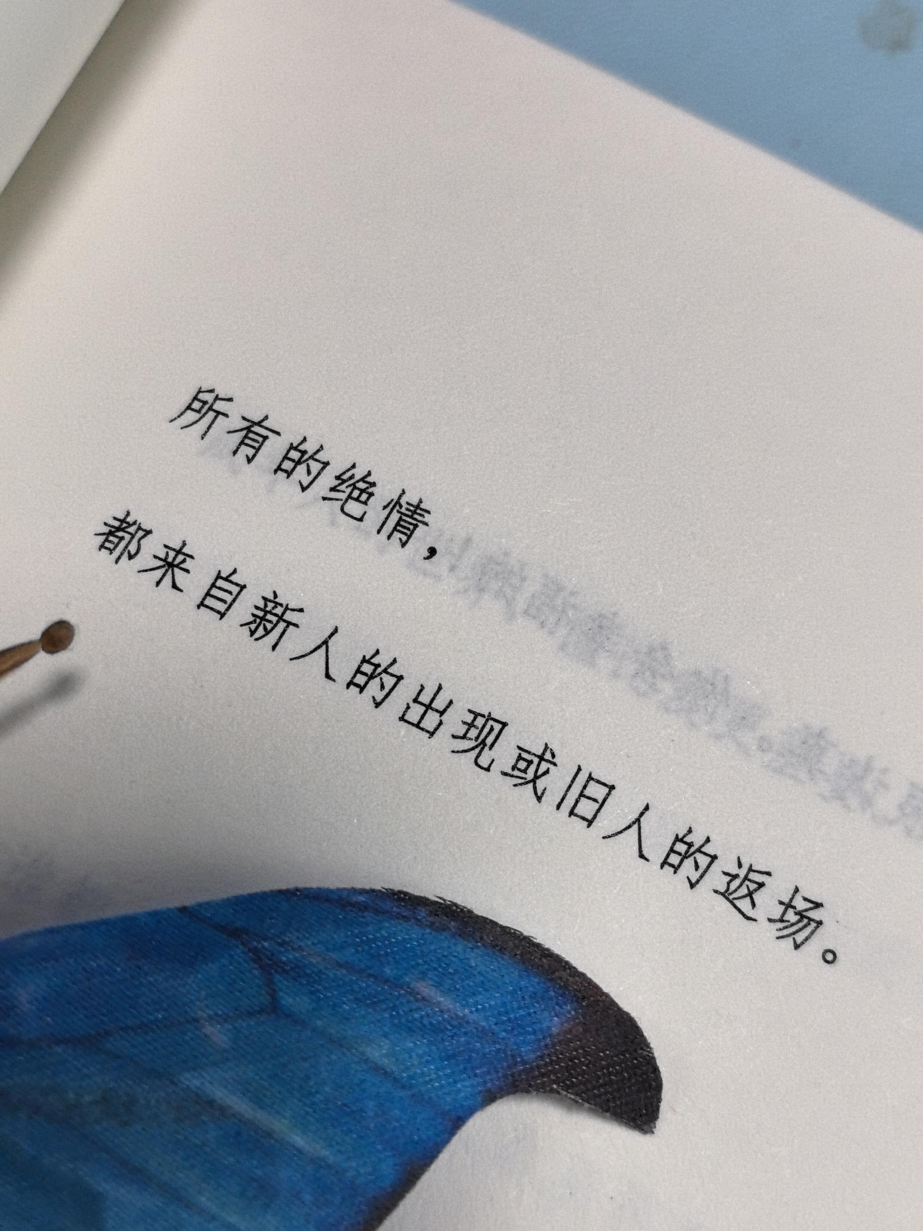 所有的绝情，都来自新人的出现或旧人的返场。 ​​​