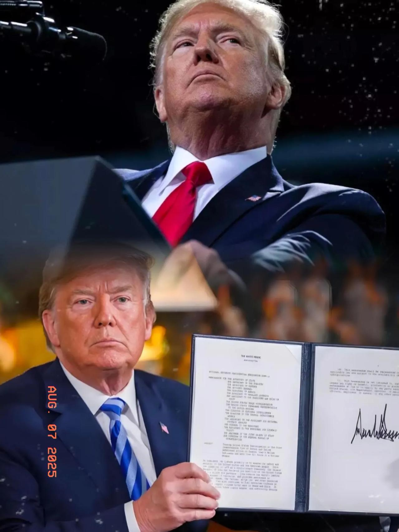 特朗普这次笑了。

印度从今日午夜开始要交25%的关税，而21天以后再次增加25