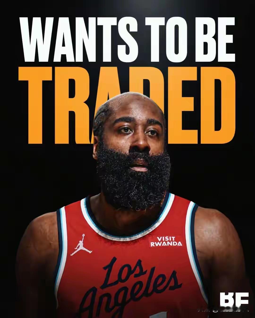 哈登要走的消息突然轰动整个NBA。流量瞬间拉满。这就是哈登的影响力，也是NBA这