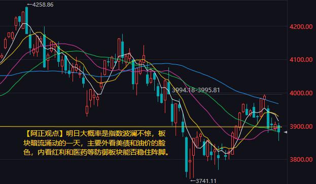 【8月24日收评：明日大概率是指数波澜不惊 板块暗流涌动的一天 主要外看美债和油
