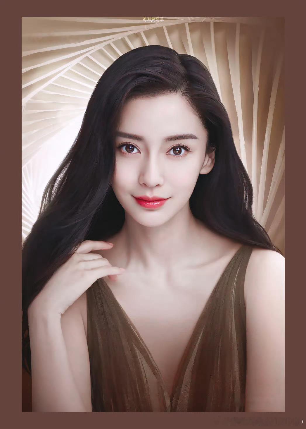 angelababyangelababy杨颖 雪花秀广告，怼脸的神