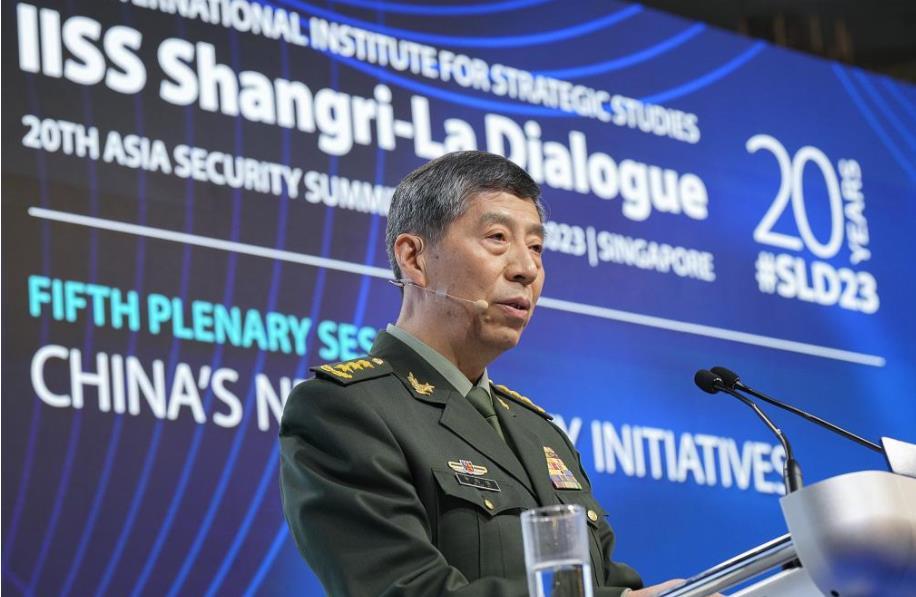 美国听不懂！就相信拳头的力量

李尚福在第20届香格里拉对话会上表示，
“事实证