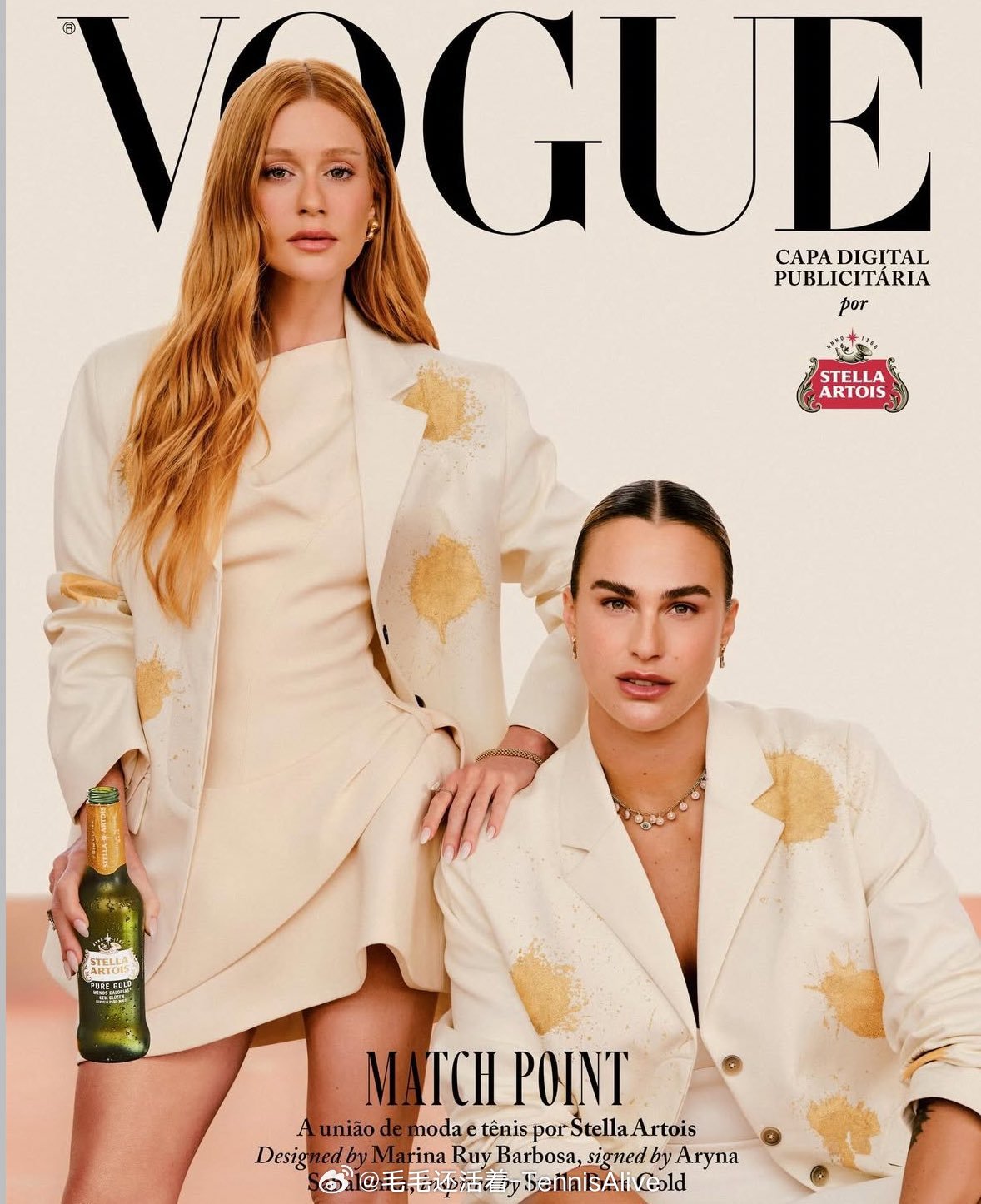 萨巴伦卡登巴西《Vogue》，再解锁一本。 