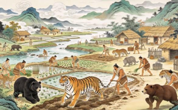 品读《山海经》664——《大荒西经》先民国

原文：
西北海之外，赤水之西，有先