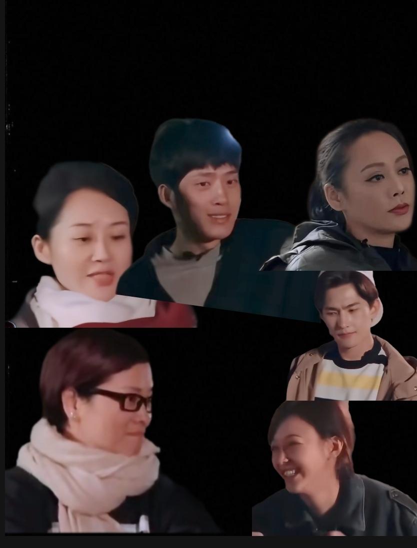 许晴说：“我信任的、交心的、交流的、心与心的、最喜欢的毛毛姐，我不认识了”。
